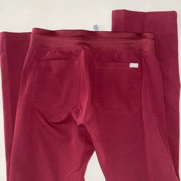 FIGS | BURGUNDY CATARINA TOP LIVINGSTON BOTTOMS - Picture 2 of 6